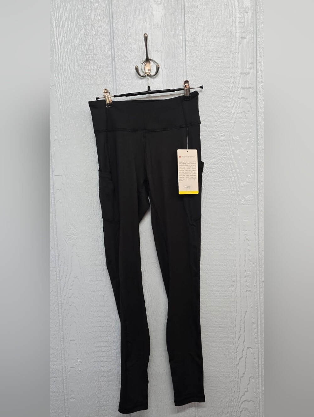 New Small Leggings Depot Black High-Rise Pocket Leggings